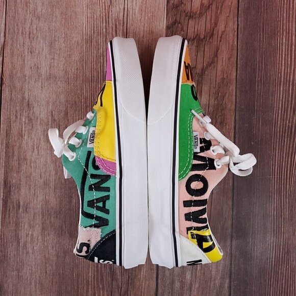 Vans MoMA Womens 6.5 Mens 5 Museum Of Modern Art Embroidered Shoes Sneakers - Picture 7 of 14